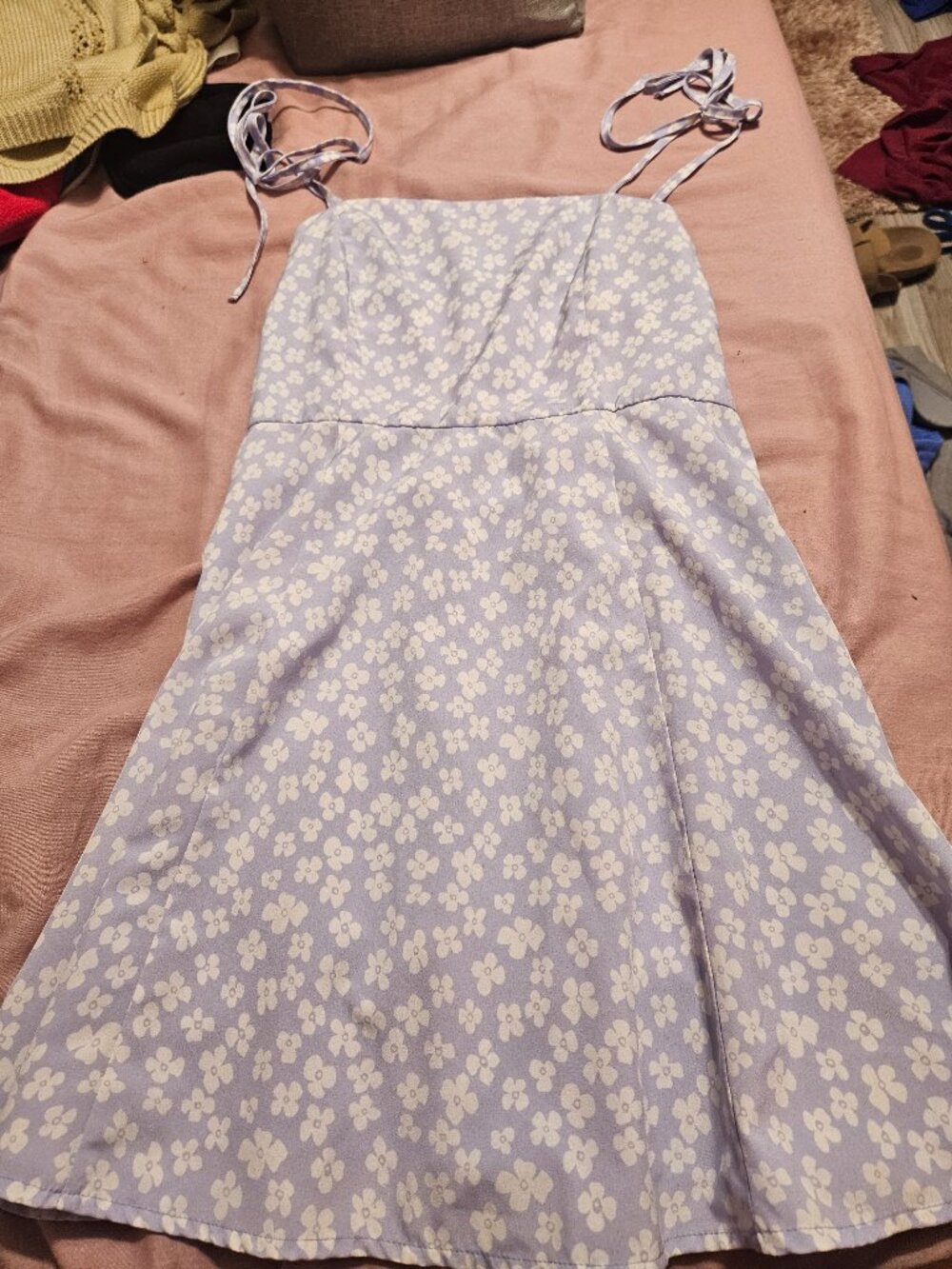 Lavender flower dress
